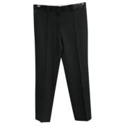 Pre-owned Wool bottoms Celine Vintage , Black , Dames