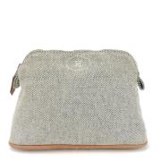 Pre-owned Fabric pouches Hermès Vintage , Gray , Dames