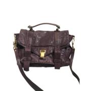 Pre-owned Leather handbags Proenza Schouler Pre-owned , Purple , Dames