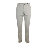 Slim Chino Broek met Zakken Mason's , Gray , Heren