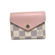 Pre-owned Fabric wallets Louis Vuitton Vintage , Beige , Dames