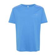 Heren Logo Band T-Shirt Moschino , Blue , Heren