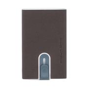 Donkerbruine Creditcardhouder Rfid Piquadro , Brown , Heren