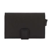 Rfid Creditcardhouder Verticaal Stijl Piquadro , Black , Heren