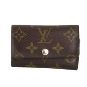 Pre-owned Canvas key-holders Louis Vuitton Vintage , Brown , Dames