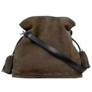 Pre-owned Fabric shoulder-bags Loewe Pre-owned , Brown , Dames