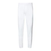 Comfort Jogger Logo Tape Broek Calvin Klein , White , Heren