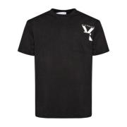 Heren Casual T-Shirt John Richmond , Black , Heren