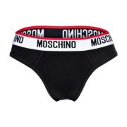 Heren Logato Instappers Moschino , Black , Heren