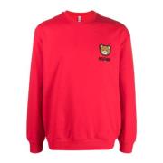 Teddy Bear Sweatshirt Moschino , Red , Heren