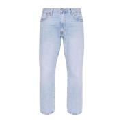 Heren Straight Crop Jeans Levi's , Blue , Heren