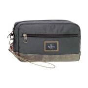 Heren Harry Clutch Tas Pepe Jeans , Gray , Heren