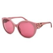 Roze Plastic Zonnebril voor Vrouwen Swarovski , Pink , Dames