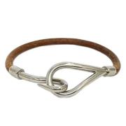 Pre-owned Leather bracelets Hermès Vintage , Brown , Dames