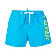 Heren Zwemkleding met Zijlogo Dsquared2 , Blue , Heren