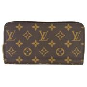 Pre-owned Canvas wallets Louis Vuitton Vintage , Brown , Dames