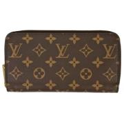 Pre-owned Canvas wallets Louis Vuitton Vintage , Brown , Dames