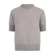 Kasjmier Grijs Crew Neck Sweater Ermanno Scervino , Gray , Dames