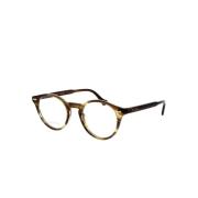 Modieuze Ovale Ronde Zonnebril Bruin Schildpad Gucci , Brown , Unisex