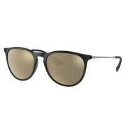 Ronde zonnebril Erika RB4171-stijl Ray-Ban , Black , Unisex