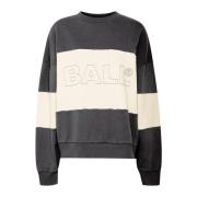 Zomer Chain Crew Neck Sweatshirt Zwart Ball , Black , Dames