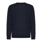 Blauwe Sweaters voor Mannen Roberto Collina , Blue , Heren