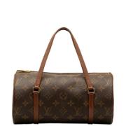 Pre-owned Canvas louis-vuitton-bags Louis Vuitton Vintage , Brown , Da...