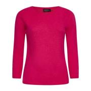 Fuchsia Truien voor Vrouwen Roberto Collina , Pink , Dames