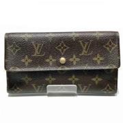 Pre-owned Canvas wallets Louis Vuitton Vintage , Brown , Dames