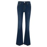 Boot-cut Jeans Pinko , Blue , Dames