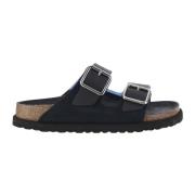 Navy Suède Sandalen Kurk Zool Birkenstock , Blue , Dames