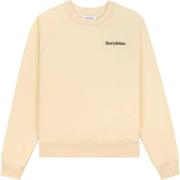 Zachte Crewneck Logo Sweatshirt Sporty & Rich , Beige , Dames