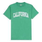 Groene California T-shirt Sporty & Rich , Green , Dames