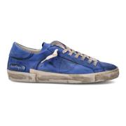 Blauwe Tennisschoenen Mannen Heritage 78 Philippe Model , Blue , Heren