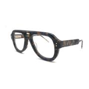 Bruine Optische Monturen International Fit Thom Browne , Black , Heren