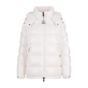 Witte Maire Donsjas Moncler , White , Dames
