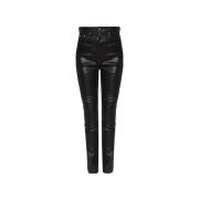 ‘Grace’ gewaxte jeans Dolce & Gabbana , Black , Dames