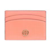 Leren kaarthouder Tory Burch , Pink , Dames