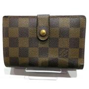 Pre-owned Canvas wallets Louis Vuitton Vintage , Brown , Unisex