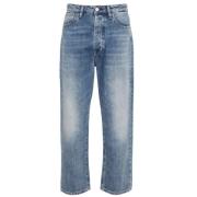 Blauwe Denim Straight-Leg Jeans 3X1 , Blue , Dames