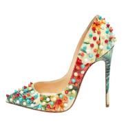 Pre-owned Leather heels Christian Louboutin Pre-owned , Multicolor , D...