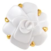 Pre-owned Yellow Gold chanel-jewelry Chanel Vintage , White , Dames