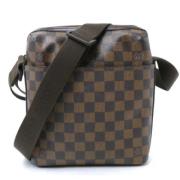 Pre-owned Fabric shoulder-bags Louis Vuitton Vintage , Brown , Dames