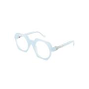 Bl0040 Aqua Haze Matt Optical Frame Vava Eyewear , Blue , Unisex