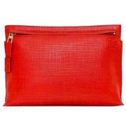 Pre-owned Fabric handbags Loewe Pre-owned , Red , Dames