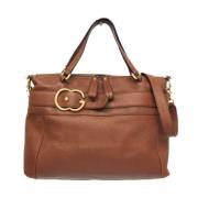 Pre-owned Fabric gucci-bags Gucci Vintage , Brown , Dames