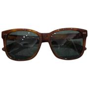 Pre-owned Plastic sunglasses Gucci Vintage , Brown , Dames