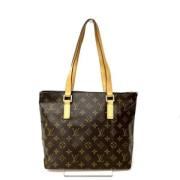 Pre-owned Canvas handbags Louis Vuitton Vintage , Brown , Dames