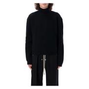 Zwart Gebreide Kleding Turtle Neck Sweater Aw24 Rick Owens , Black , H...