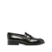 Zwarte Platte Schoenen Elegante Stijl Bally , Black , Dames